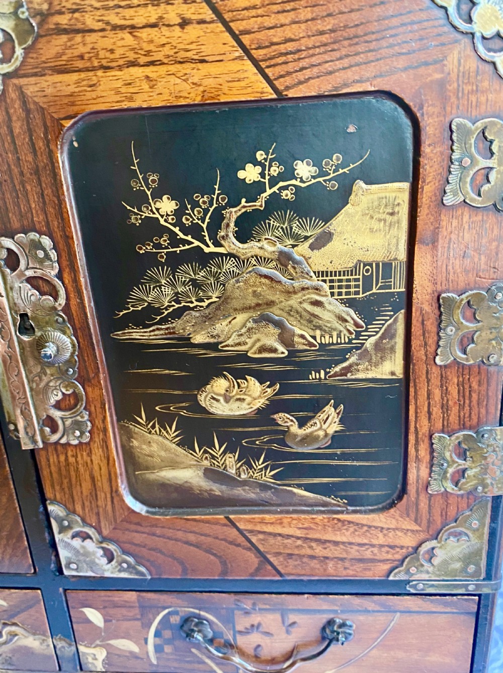 Meiji period Table Top Shodana Cabinet View III
