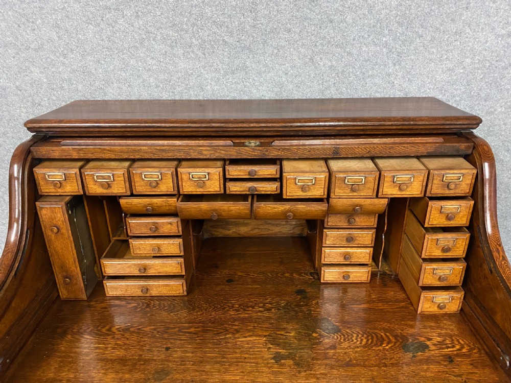 Good Quality Maples & Co. Roll Top Desk View VII