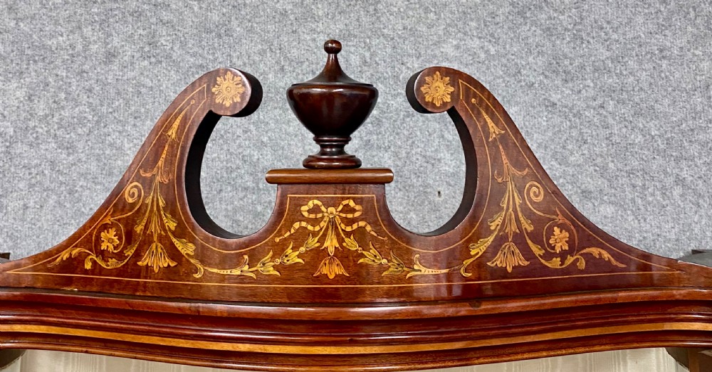 Fine Edwards & Roberts Attr. Inlaid Display Cabinet View V