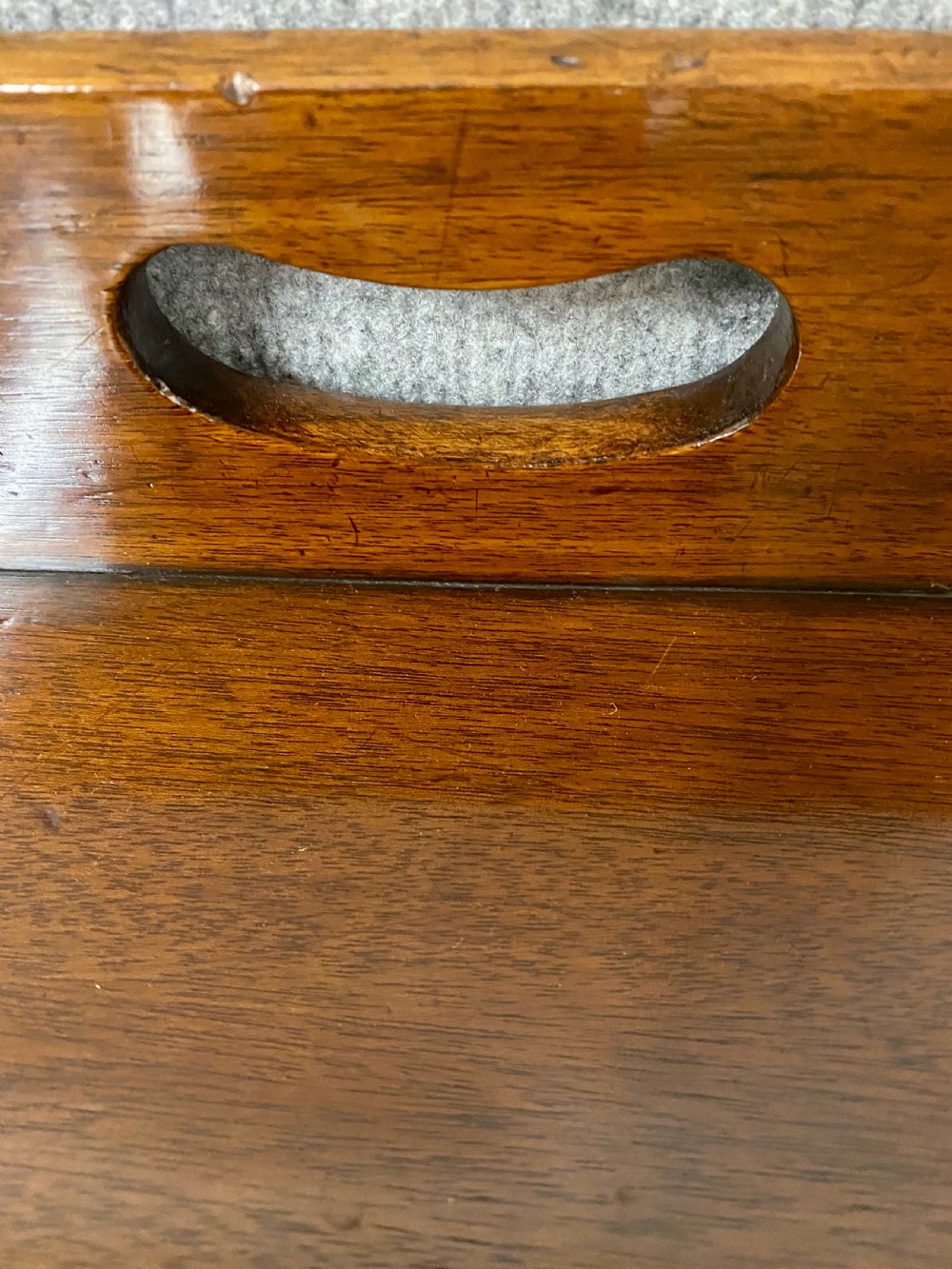 Antique Mahogany Butler's Tray on Stand View III