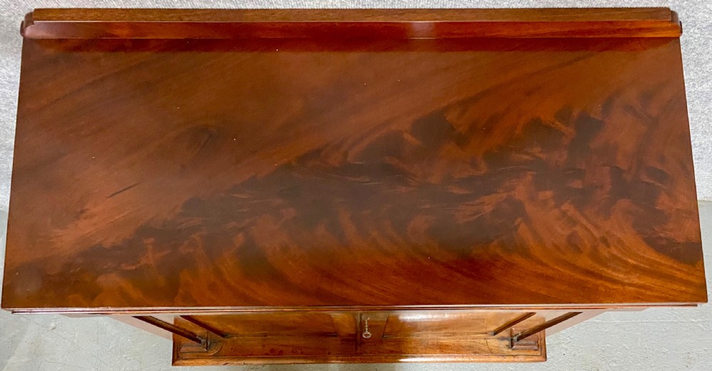 Small Antique Mahogany Chiffonier Side Cabinet View IV