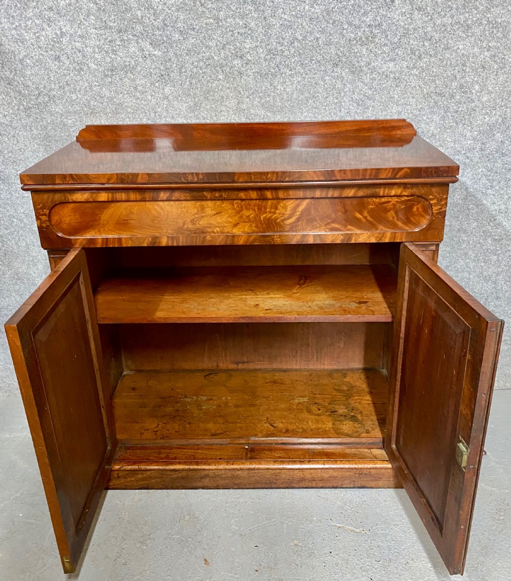 Small Antique Mahogany Chiffonier Side Cabinet View V
