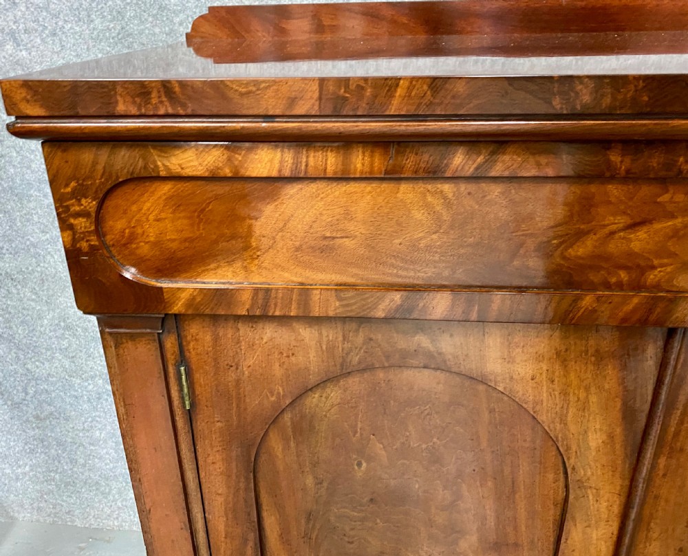 Small Antique Mahogany Chiffonier Side Cabinet View VII
