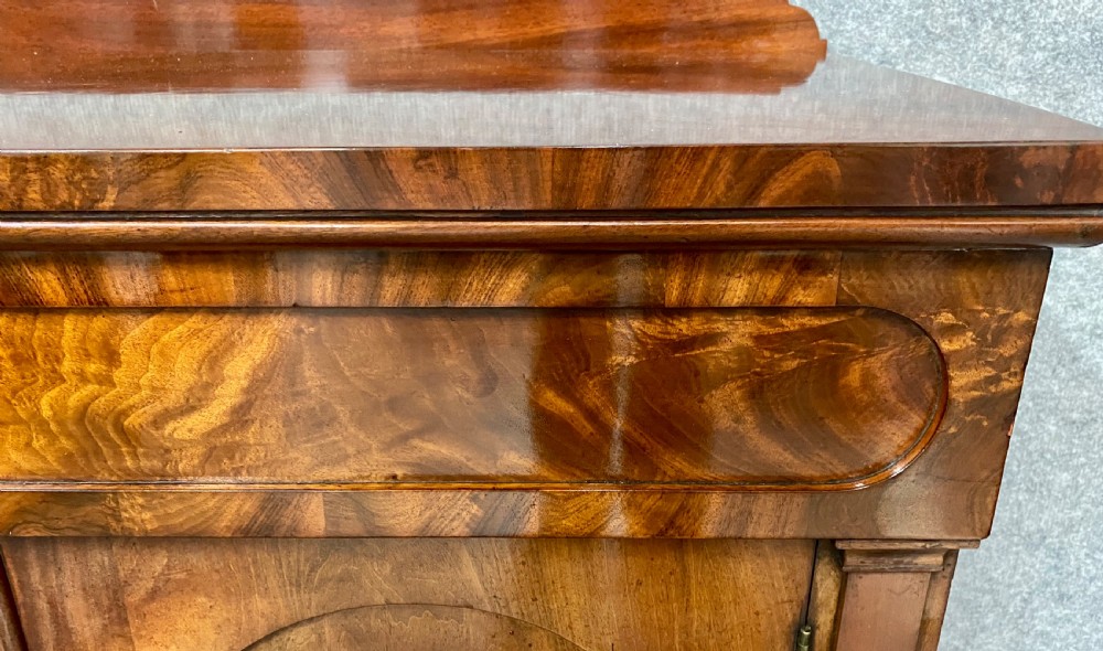 Small Antique Mahogany Chiffonier Side Cabinet View VIII