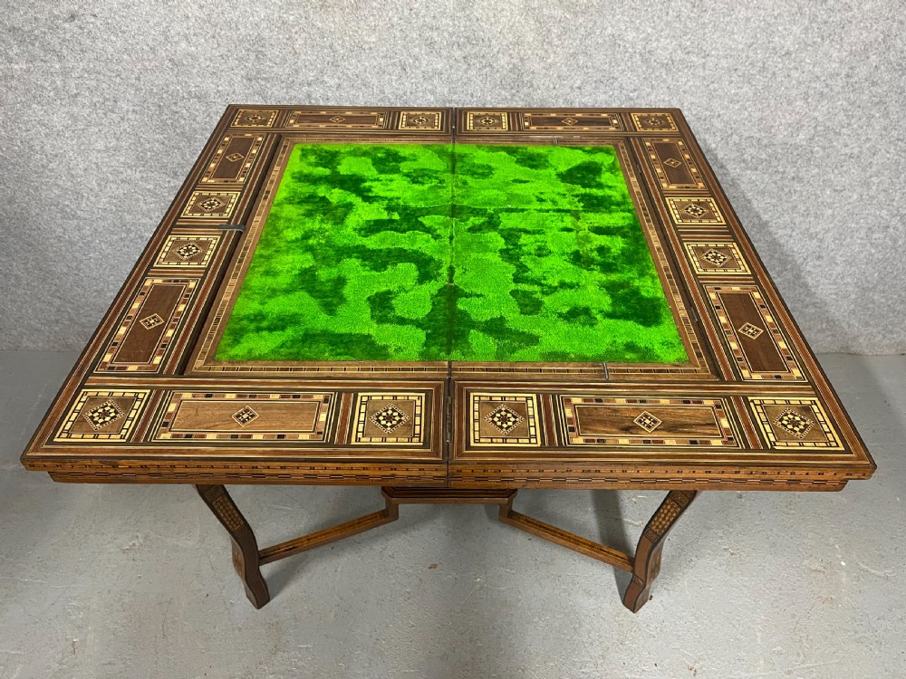 Superb Syrian Damascus Moorish Games Table View IV