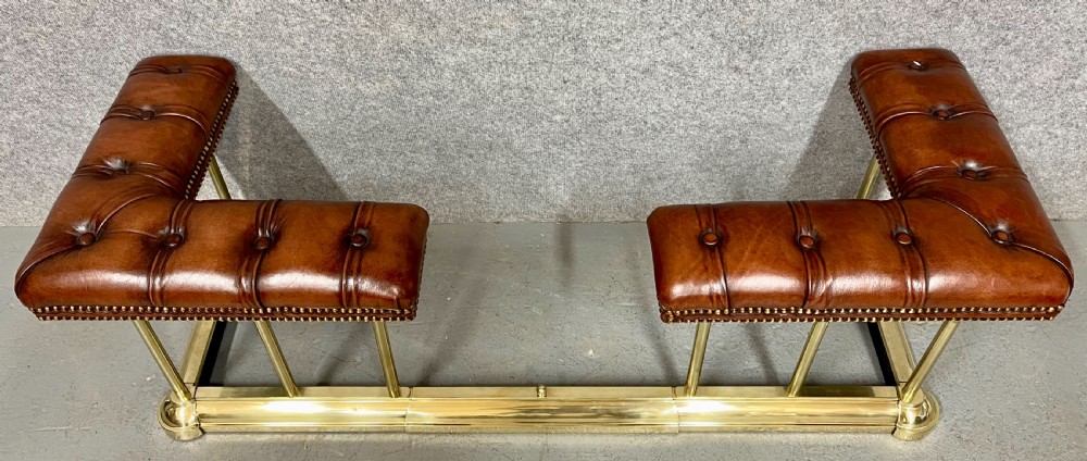 Extendable Brass & Leather Club Fender