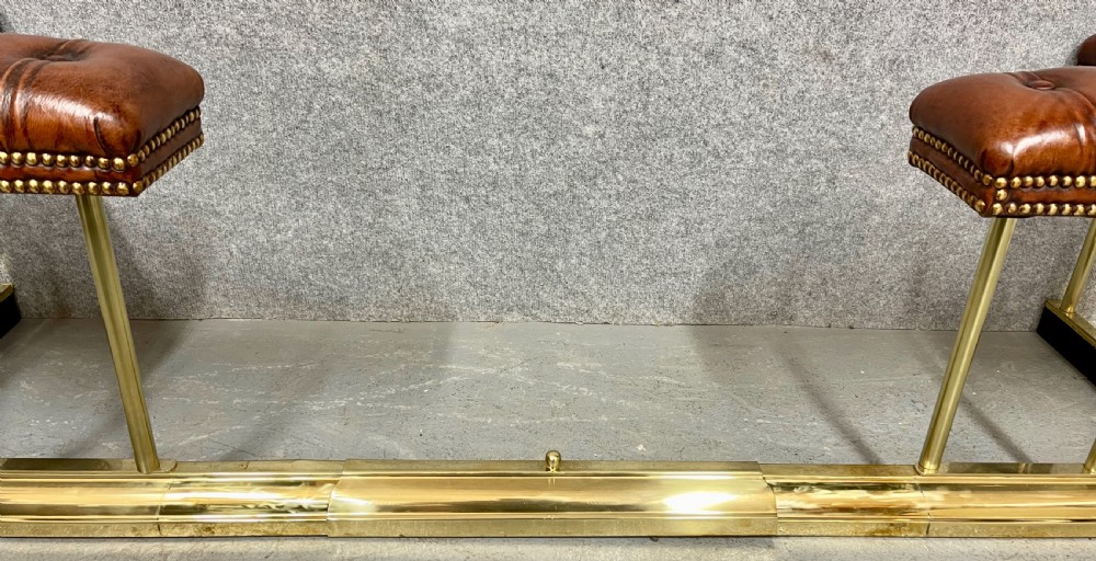 Extendable Brass & Leather Club Fender View V