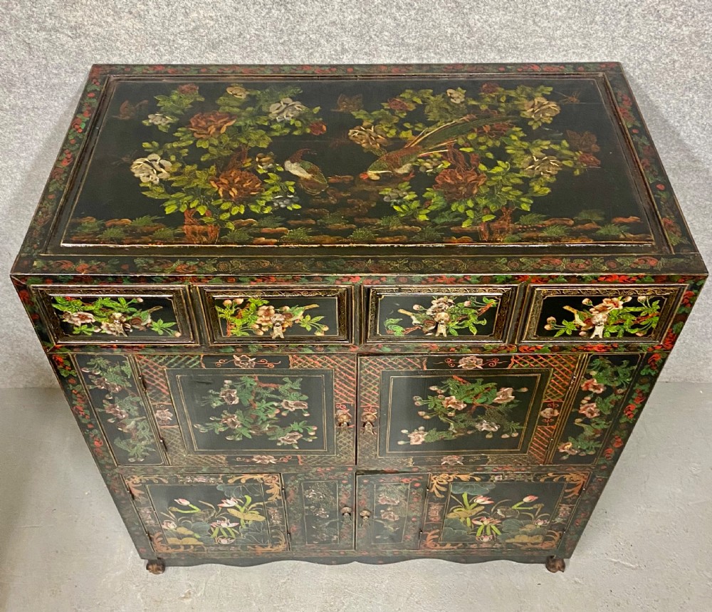 Late Chinese Qing Dynasty Freestanding Cabinet View II