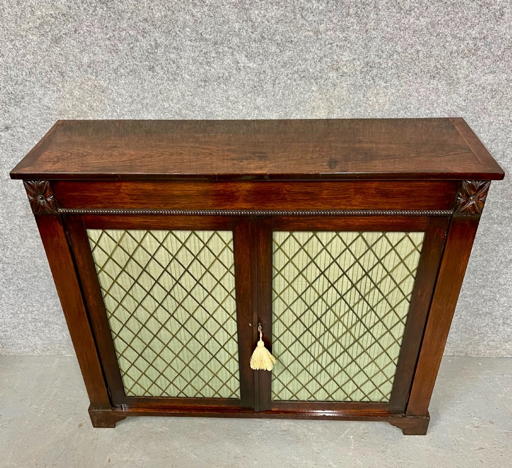 Small Regency Rosewood Side Cabinet View II