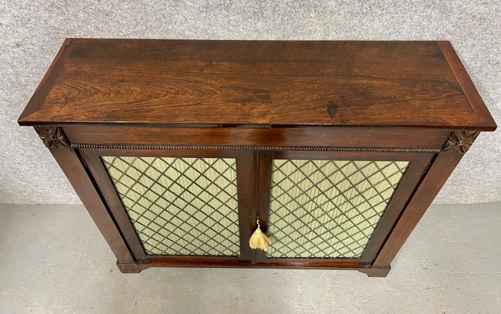 Small Regency Rosewood Side Cabinet View III