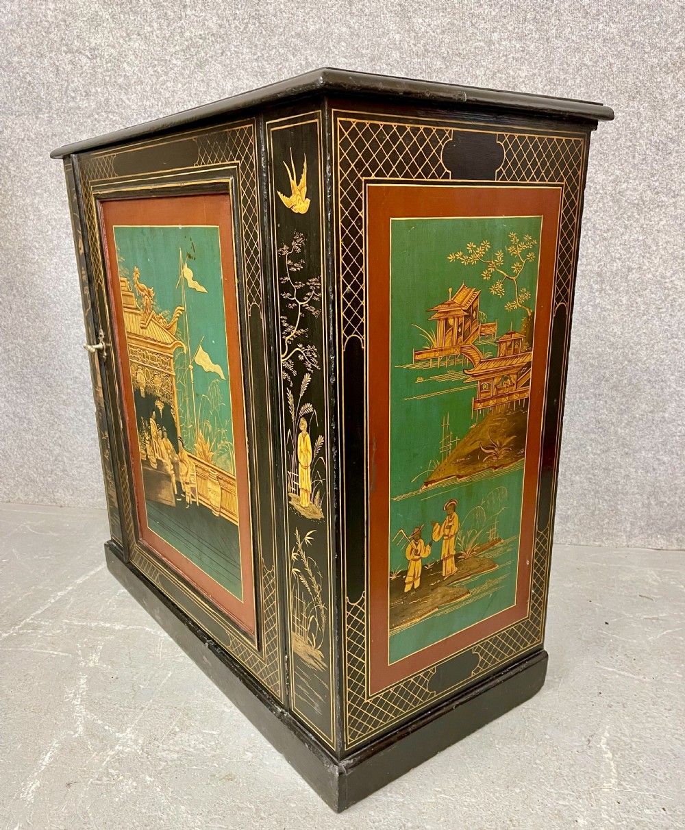 Chinoiserie Lacquered Side Cabinet View III