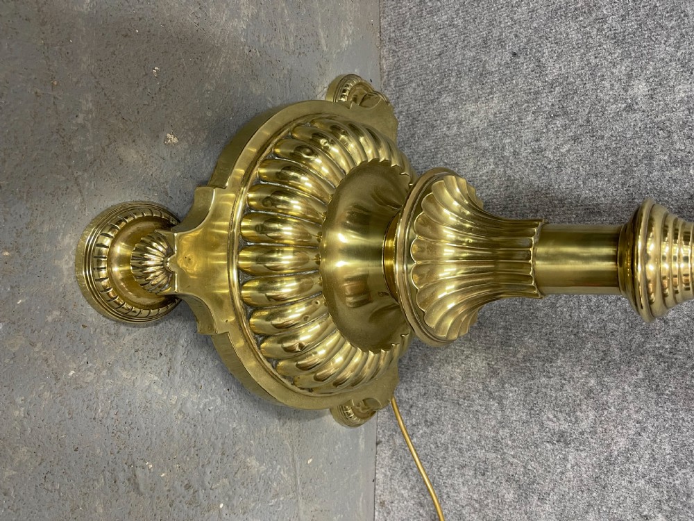 Victorian Brass Standard Lamp View III