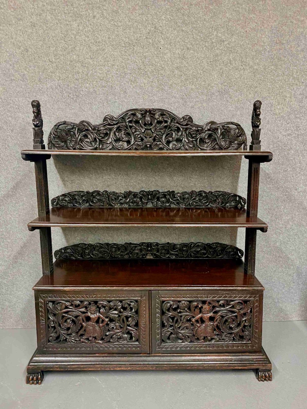 Large Anglo Indian Serving Table Sideboard
