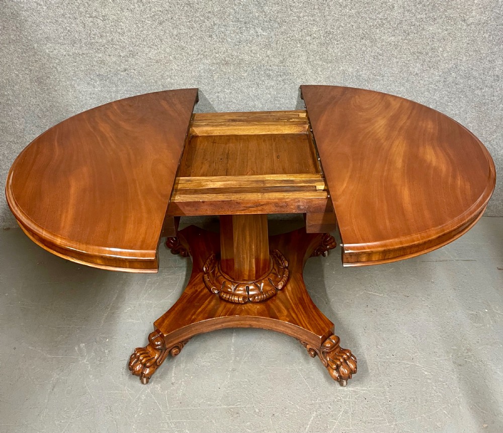 Antique Extending 2 Leaf Dining Table View IV
