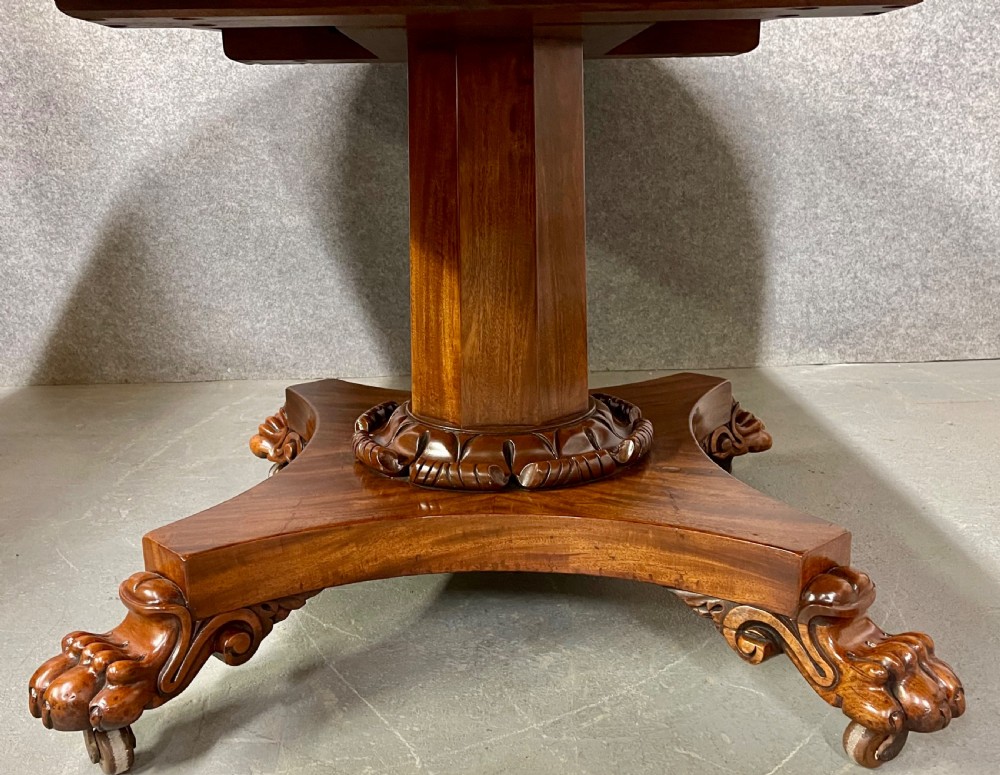 Antique Extending 2 Leaf Dining Table View VI