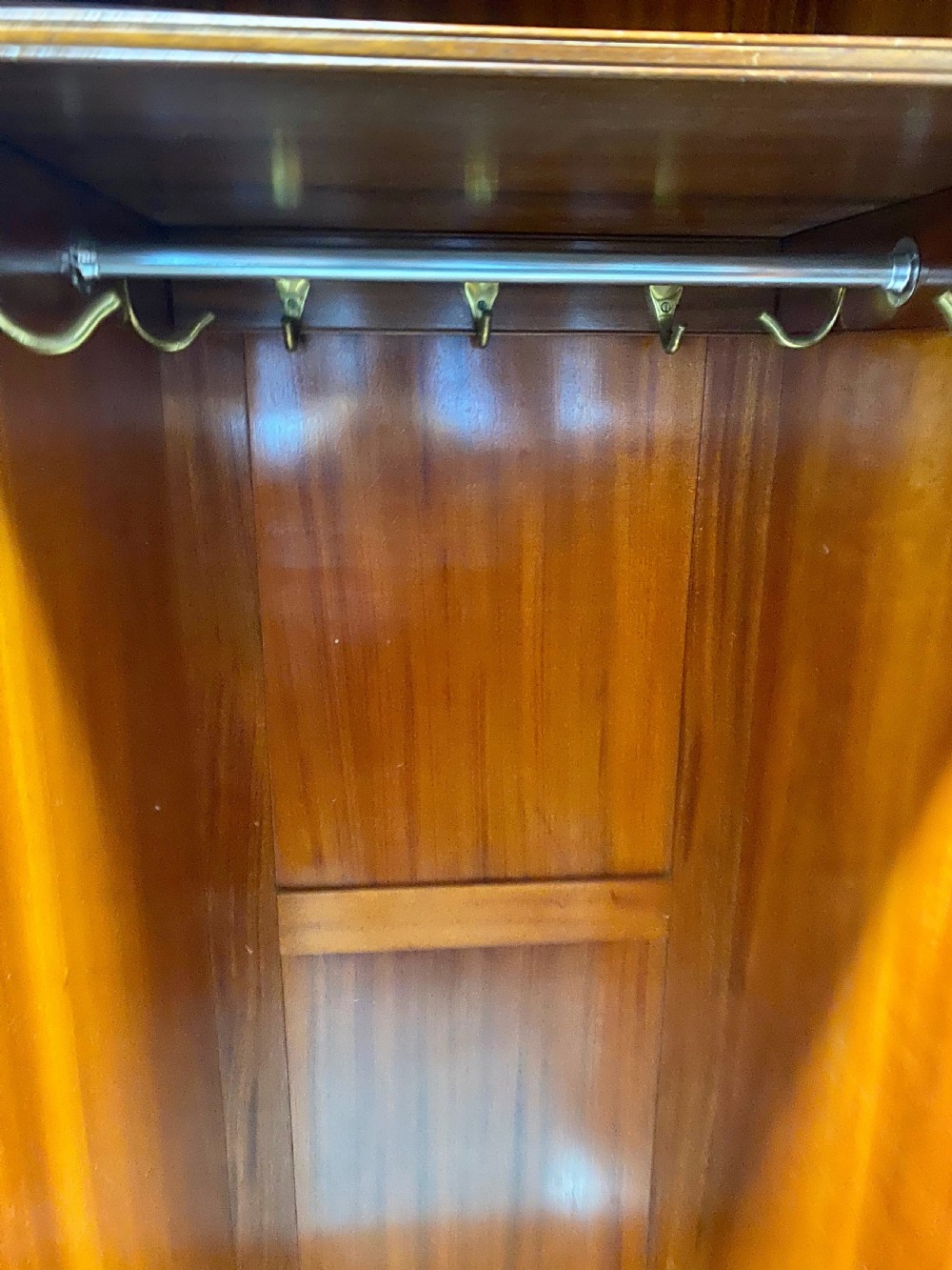 Fine Antique Satinwood and Inlaid Wardrobe View VIII