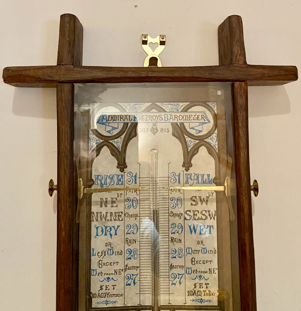 Antique Admiral Fitzroy Barometer View II
