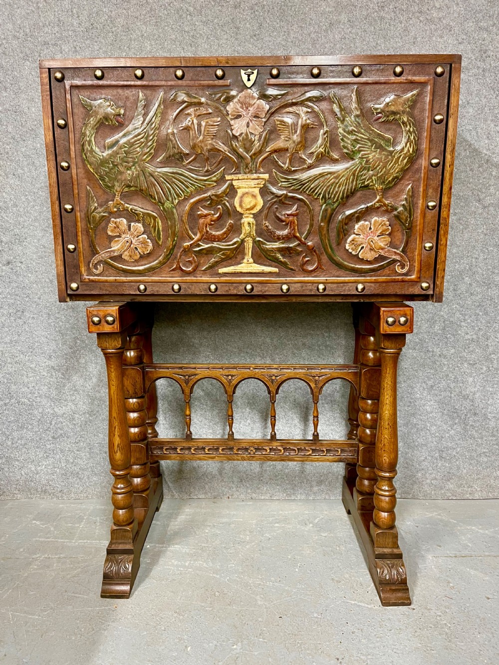 Antique 19th C. Spanish Cocktail Cabinet View III