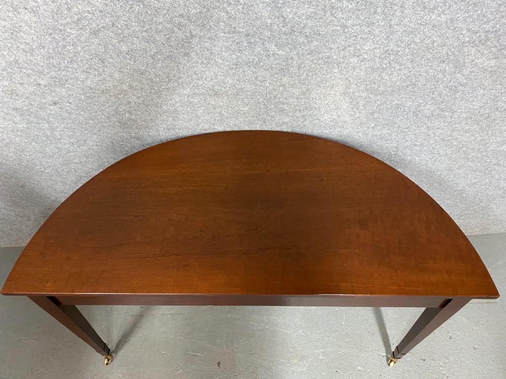 Pair George III Mahogany Console Tables View V