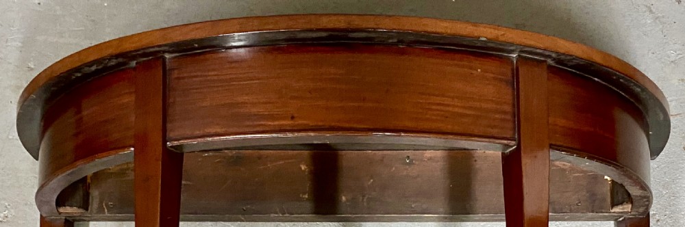 Pair George III Mahogany Console Tables View IX