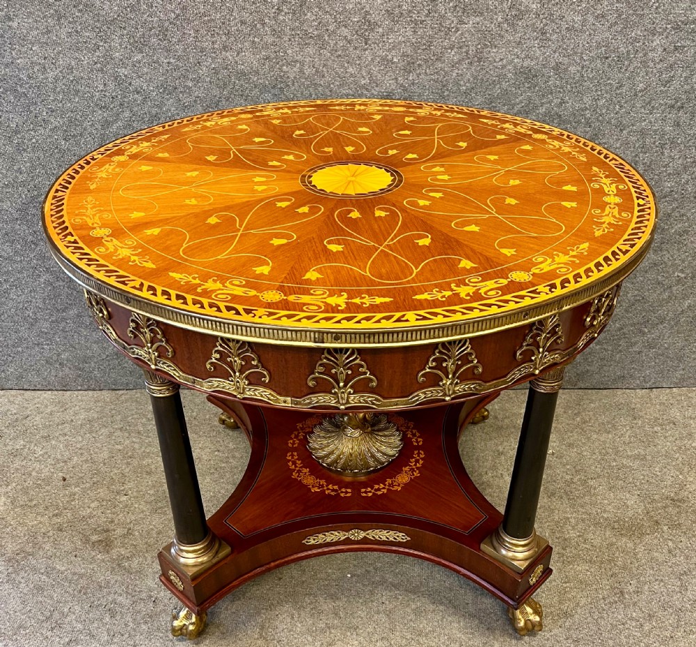 Marquetry Inlaid Centre Table