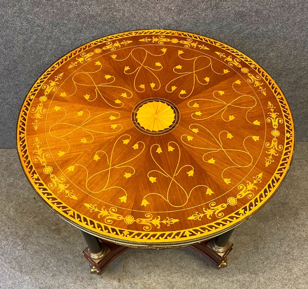 Marquetry Inlaid Centre Table View II