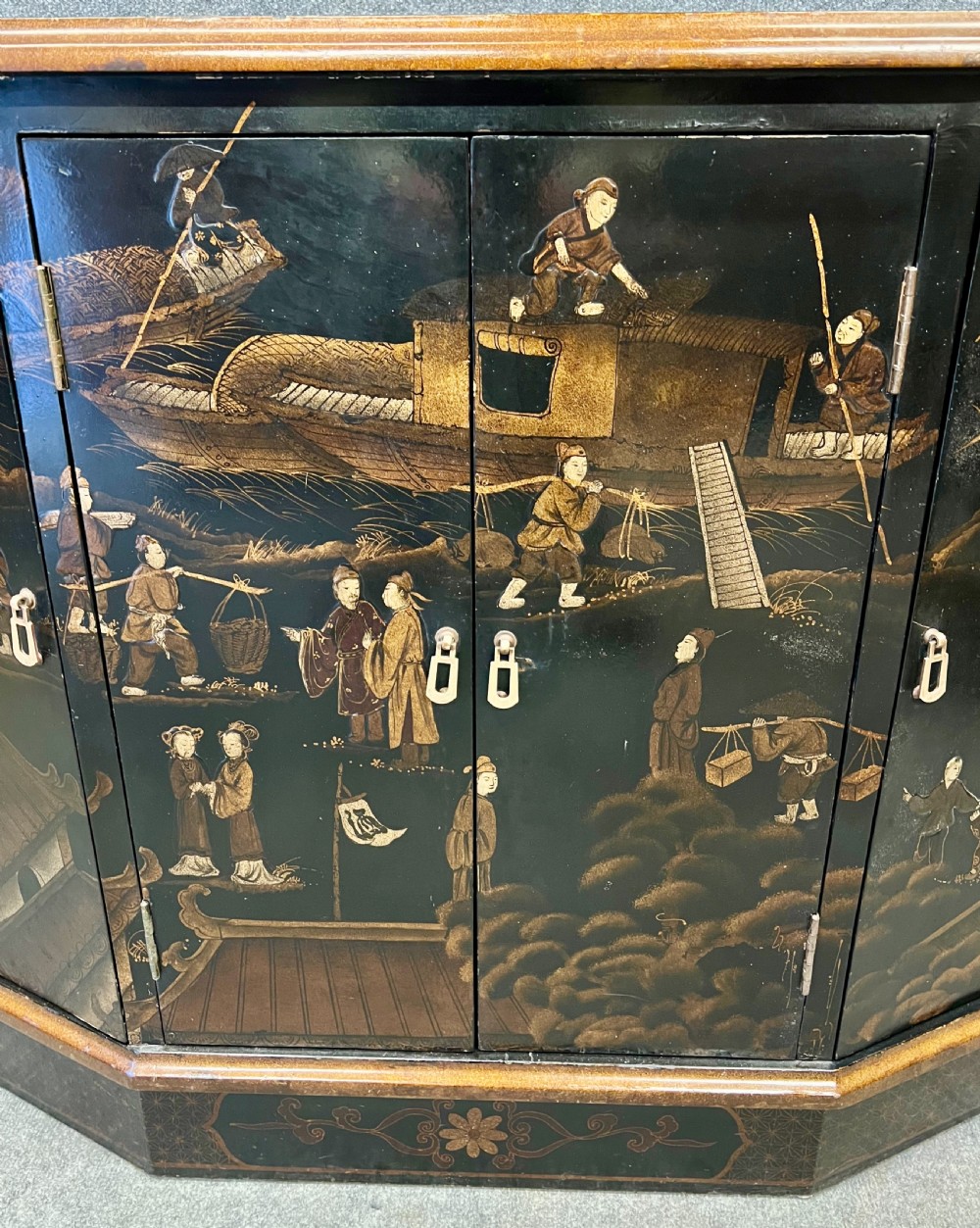 Chinoiserie Side Cabinet View V