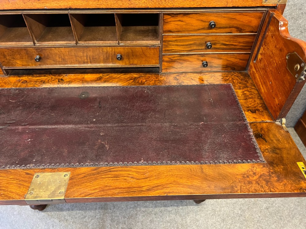 Antique Secretaire Campaign Chest View IX