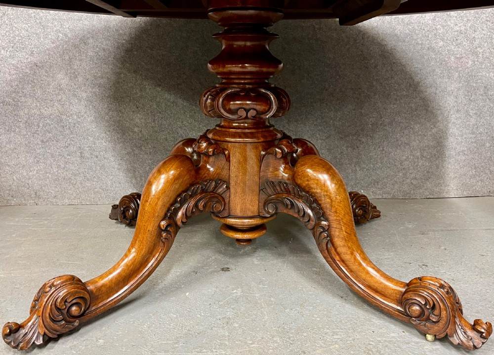 Superior Quality Burr Walnut Dining or Centre Table View II