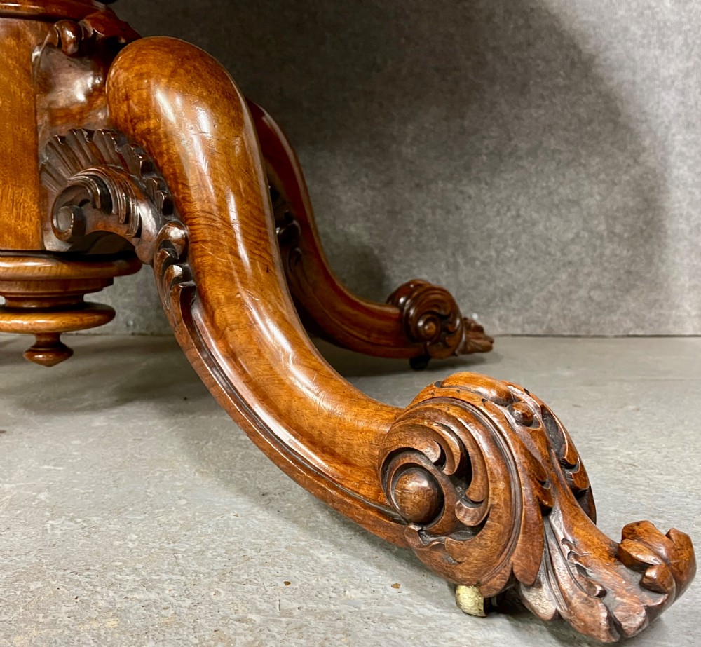 Superior Quality Burr Walnut Dining or Centre Table View III