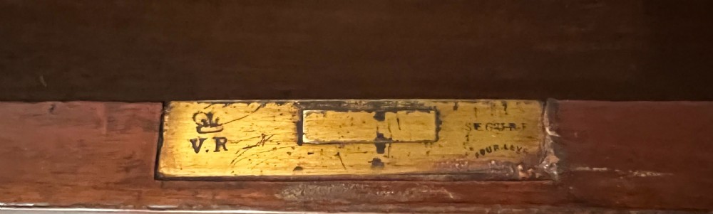 Good Antique 18 Drawer Mahogany Partners Desk View VI