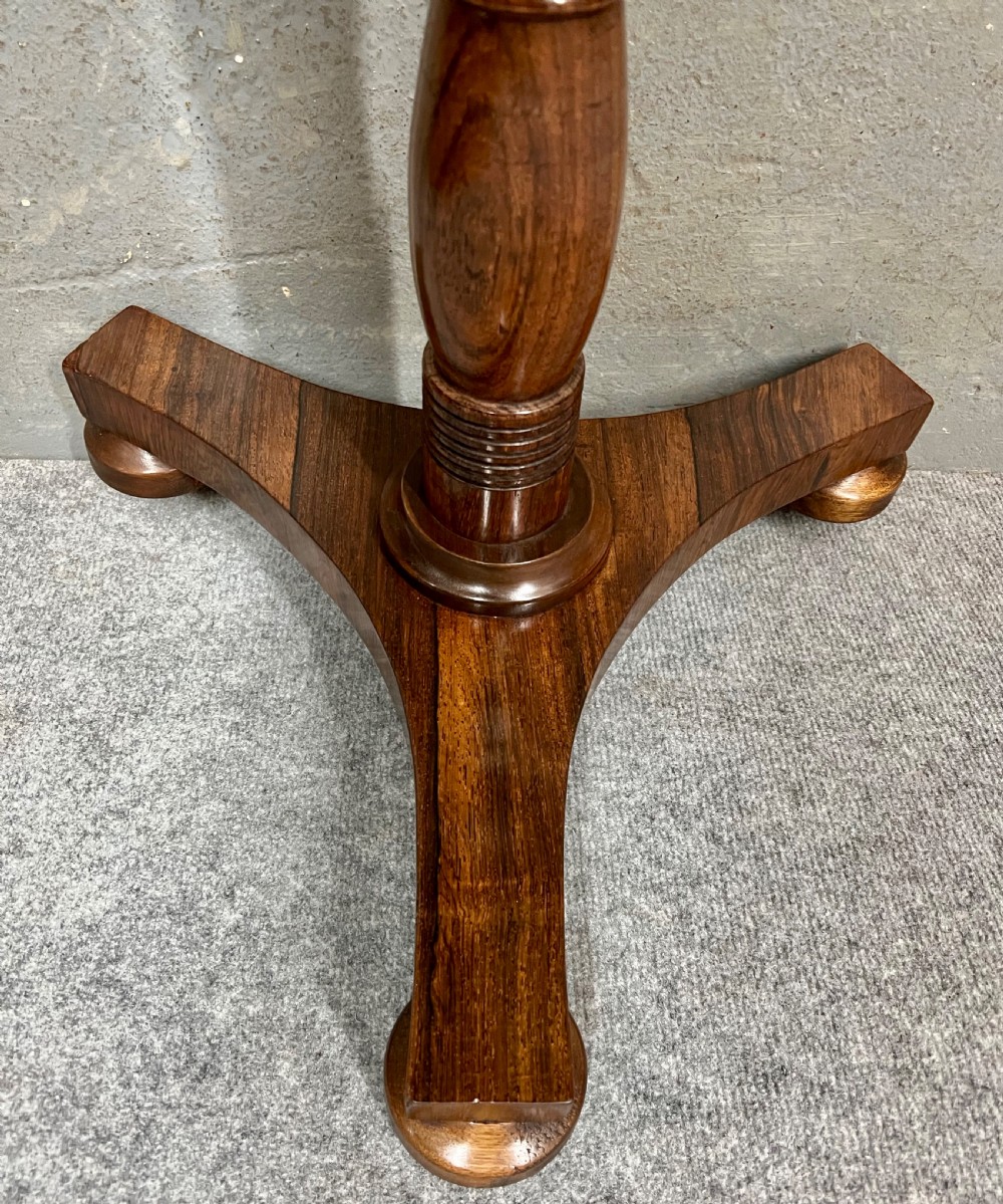 Rosewood and Inlaid Chess Table View IV