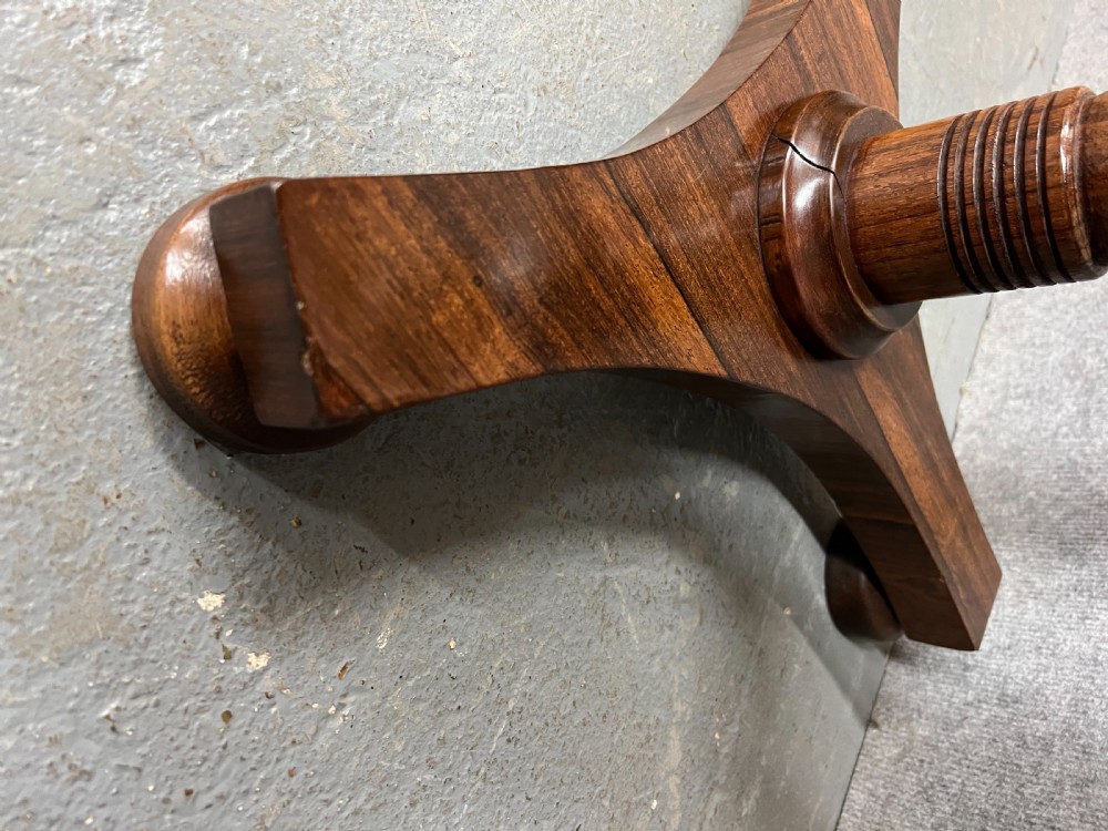 Rosewood and Inlaid Chess Table View VI