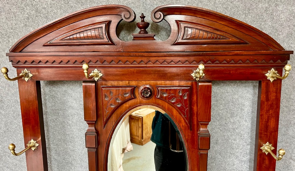 Good Quality Antique Mahogany Hall Stand View V