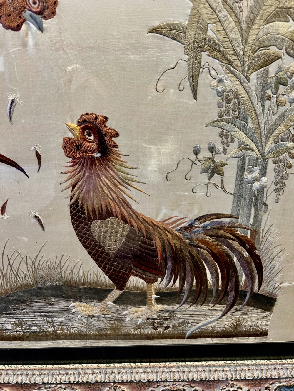 Large Chinese Silk Picture View II