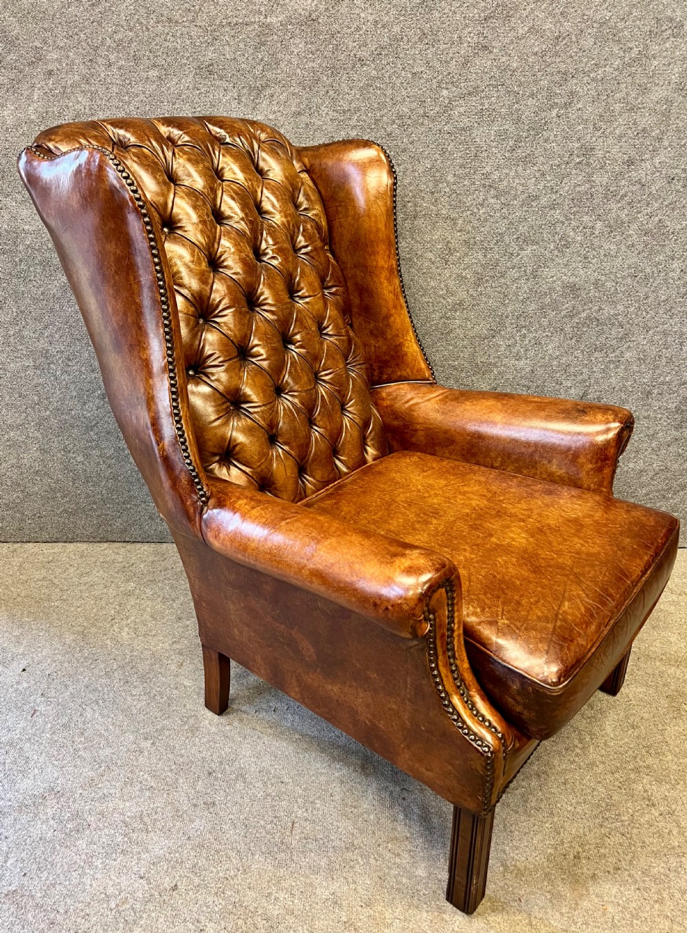 Georgian Style Leather Armchair