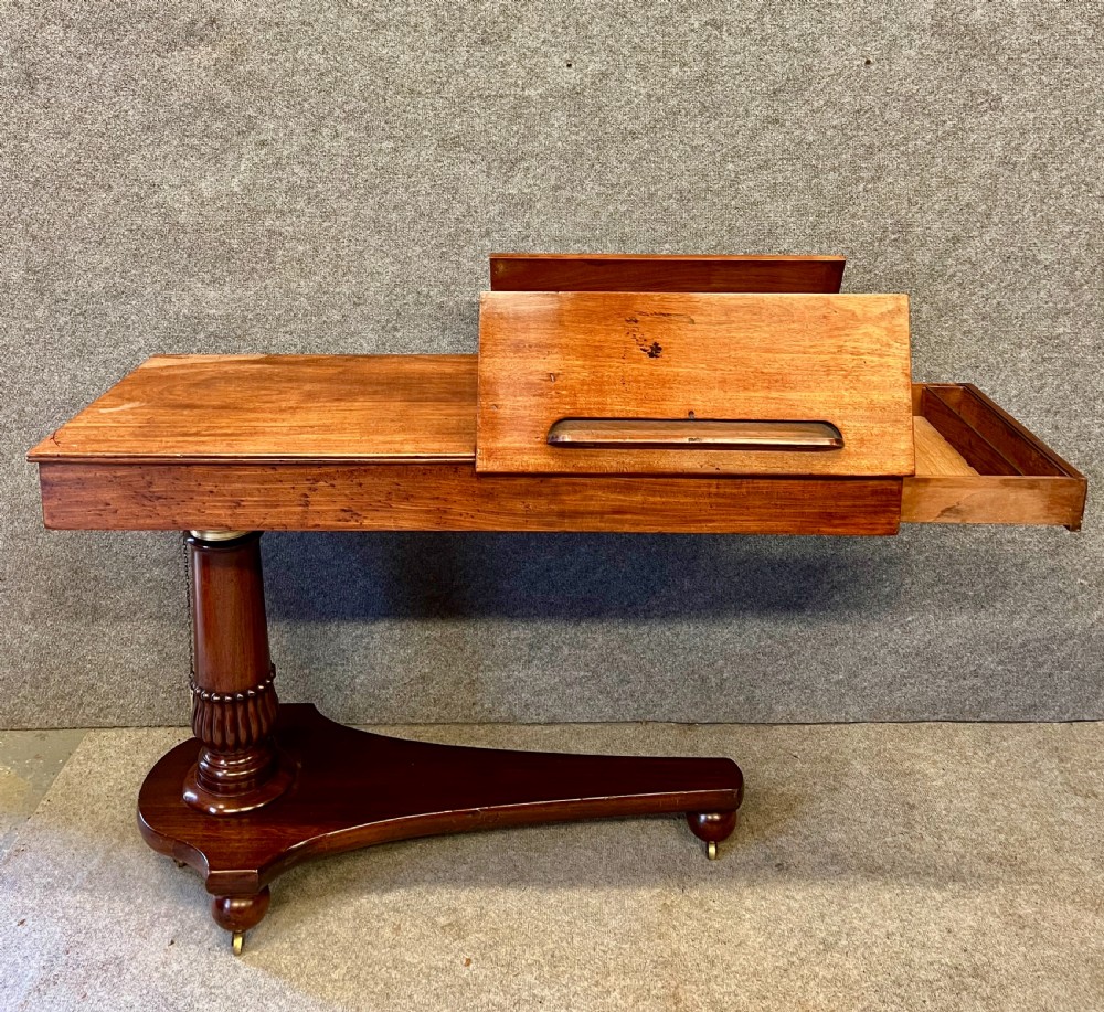 Good Quality William IV Adjustable Reading / Library Table View II
