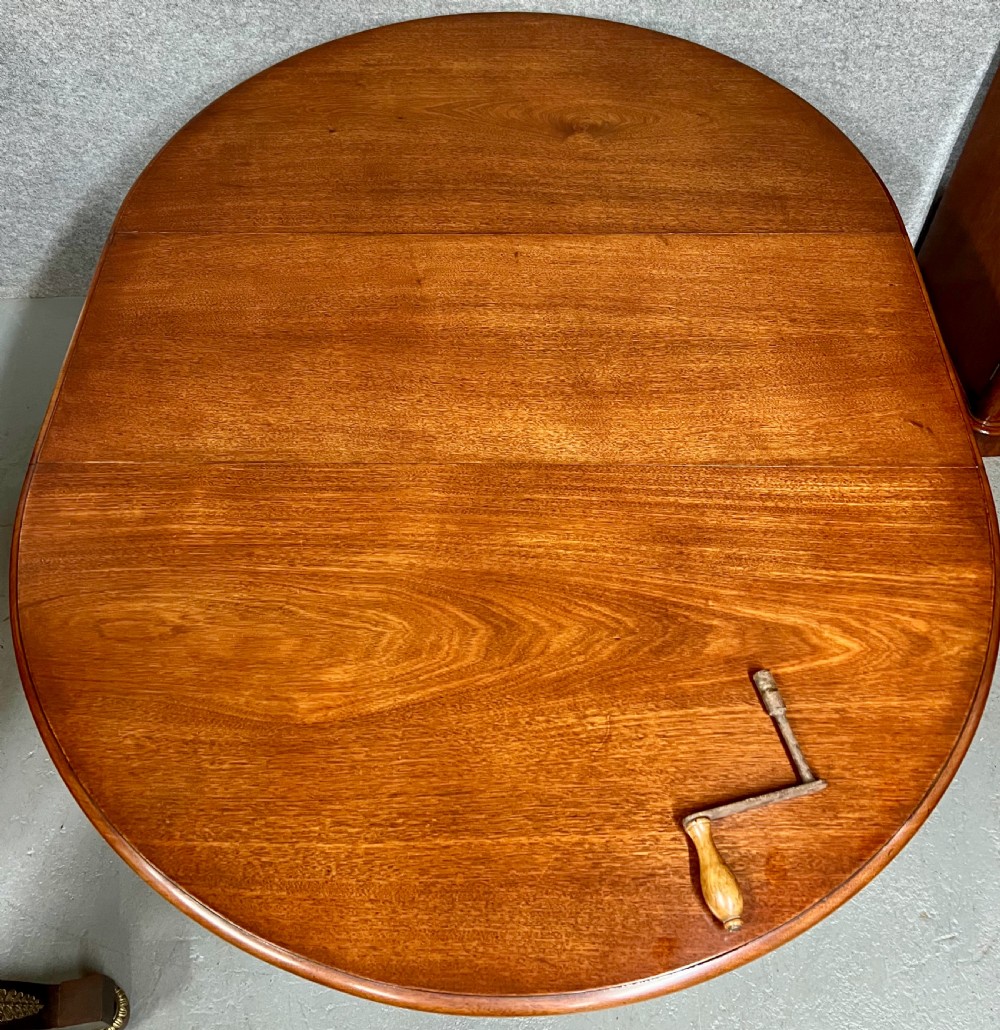 Victorian Mahogany Extending Dining Table View IV