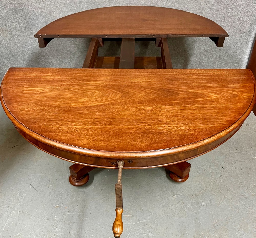 Victorian Mahogany Extending Dining Table View VIII