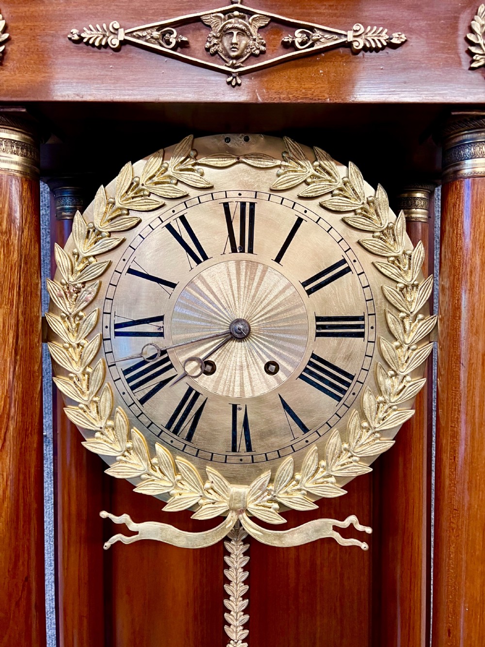 Stunning French Empire Long Case Clock View V