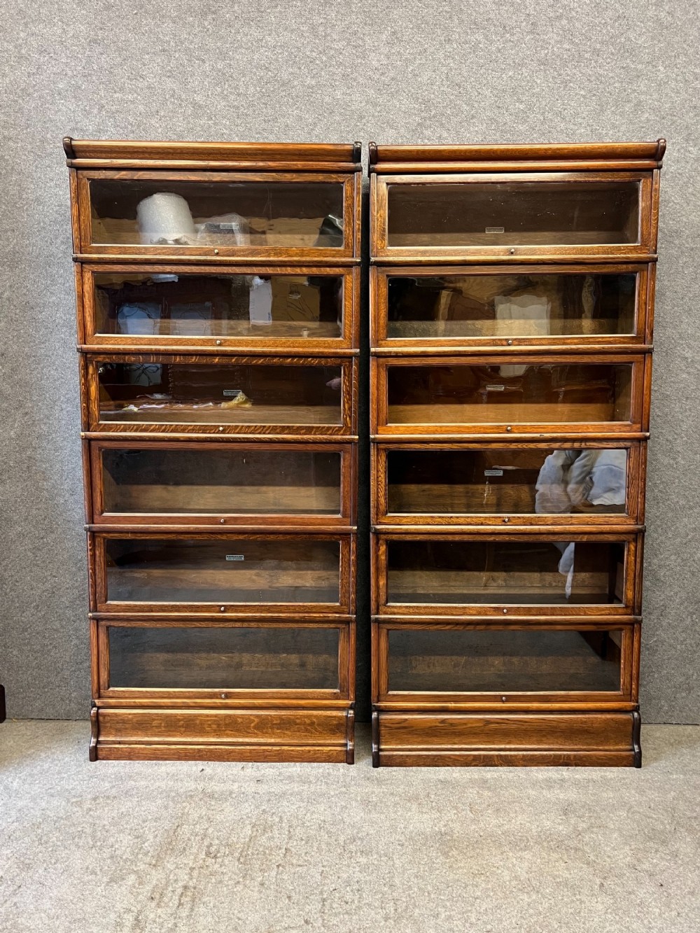 Good Pair of Globe Wernicke Bookcases