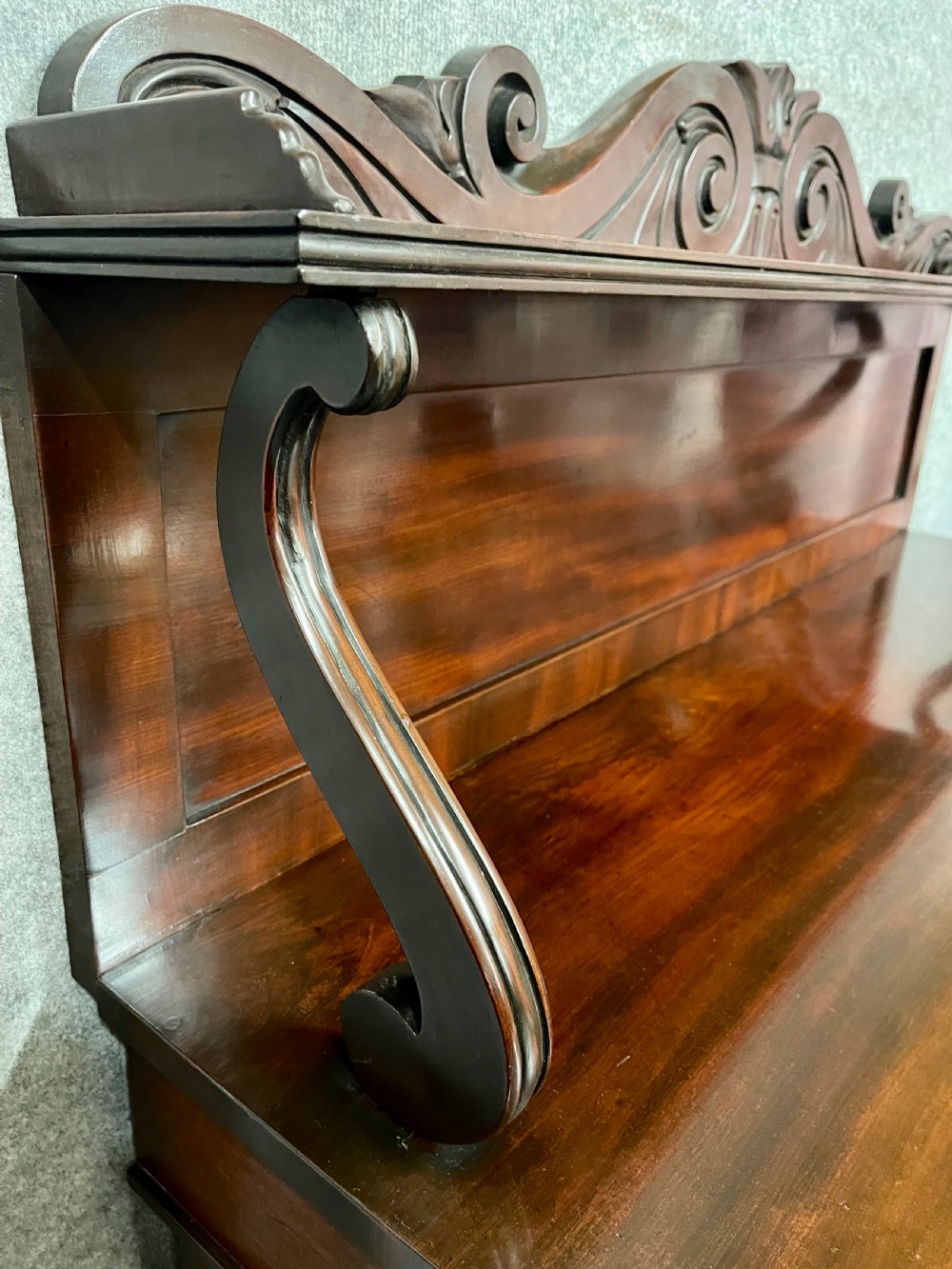 William IV Figured Mahogany Sideboard View III