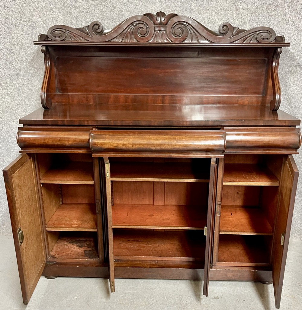 William IV Figured Mahogany Sideboard View V