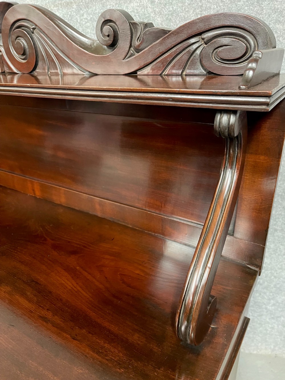 William IV Figured Mahogany Sideboard View VI