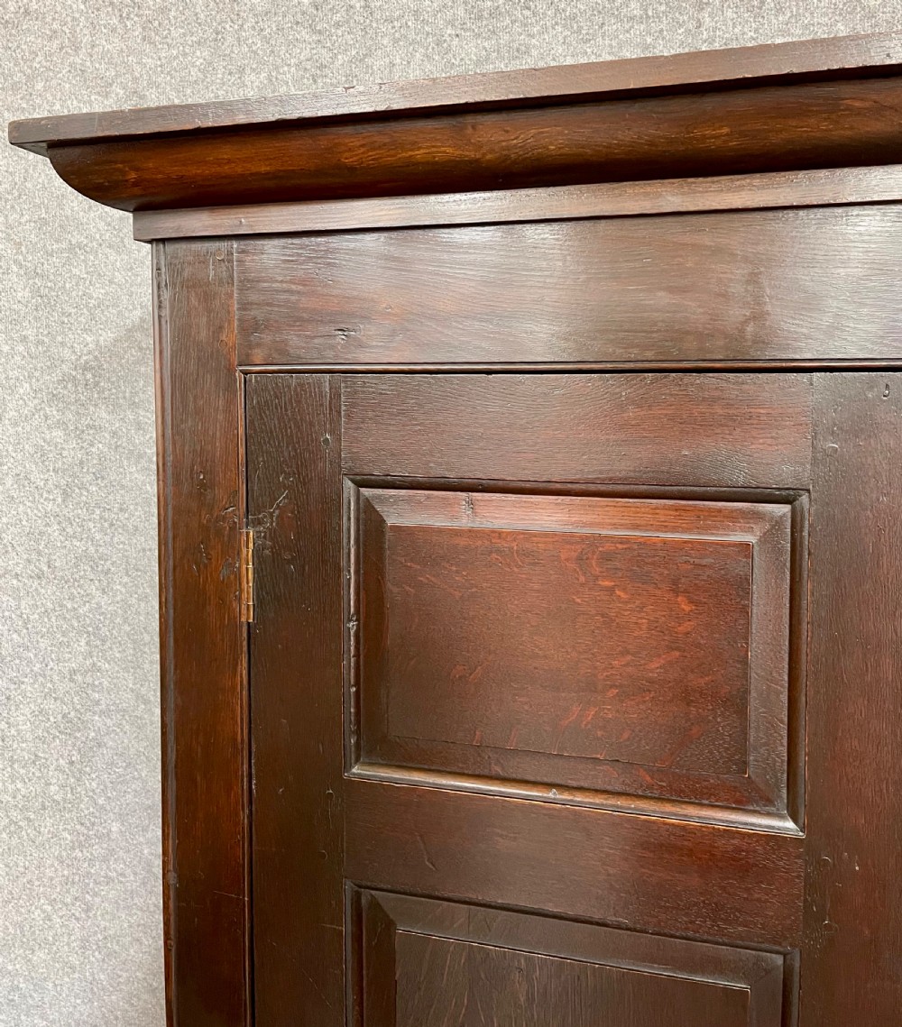 18th. Century Country House Oak Hall cupboard View IV