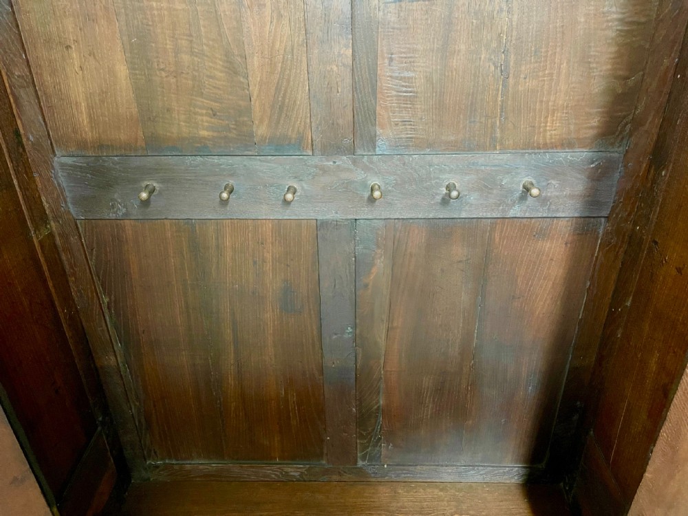 18th. Century Country House Oak Hall cupboard View VII
