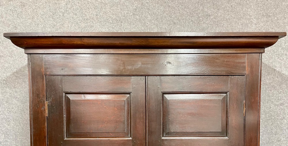 18th. Century Country House Oak Hall cupboard View XI