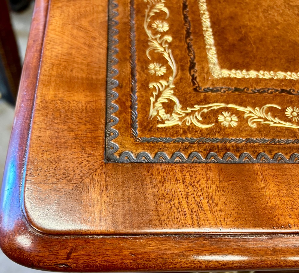 Quality Victorian Mahogany Partners Desk View IX