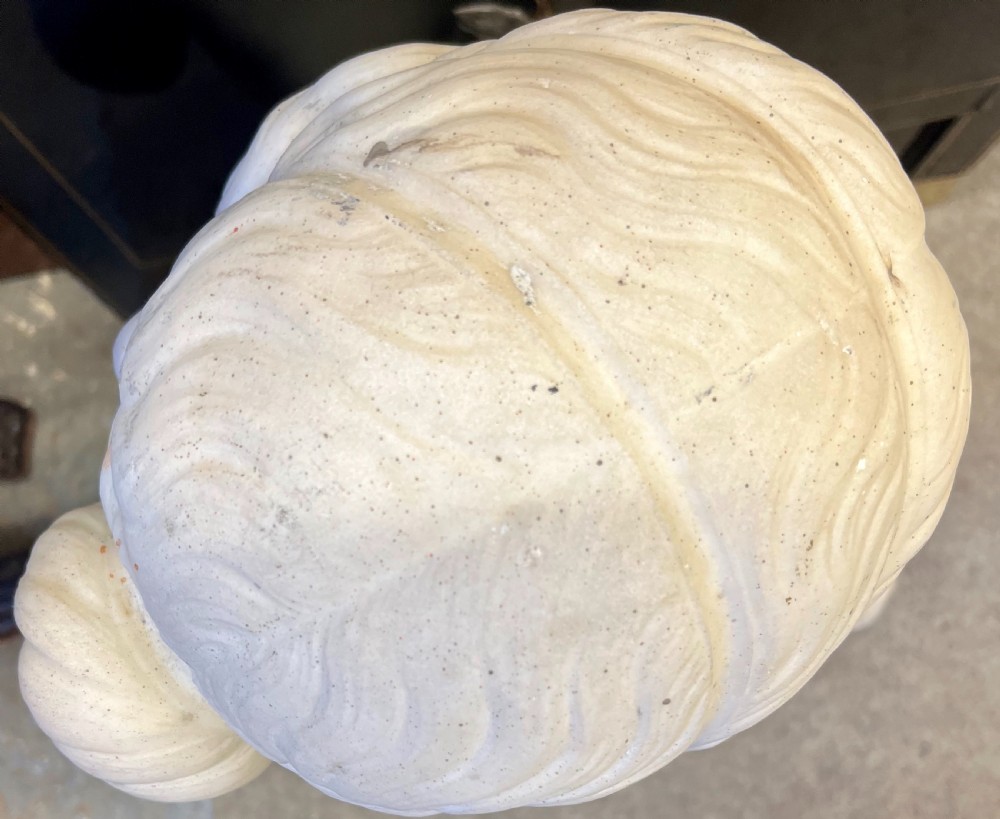 Beautifully Modelled Carrara Marble Bust View VII