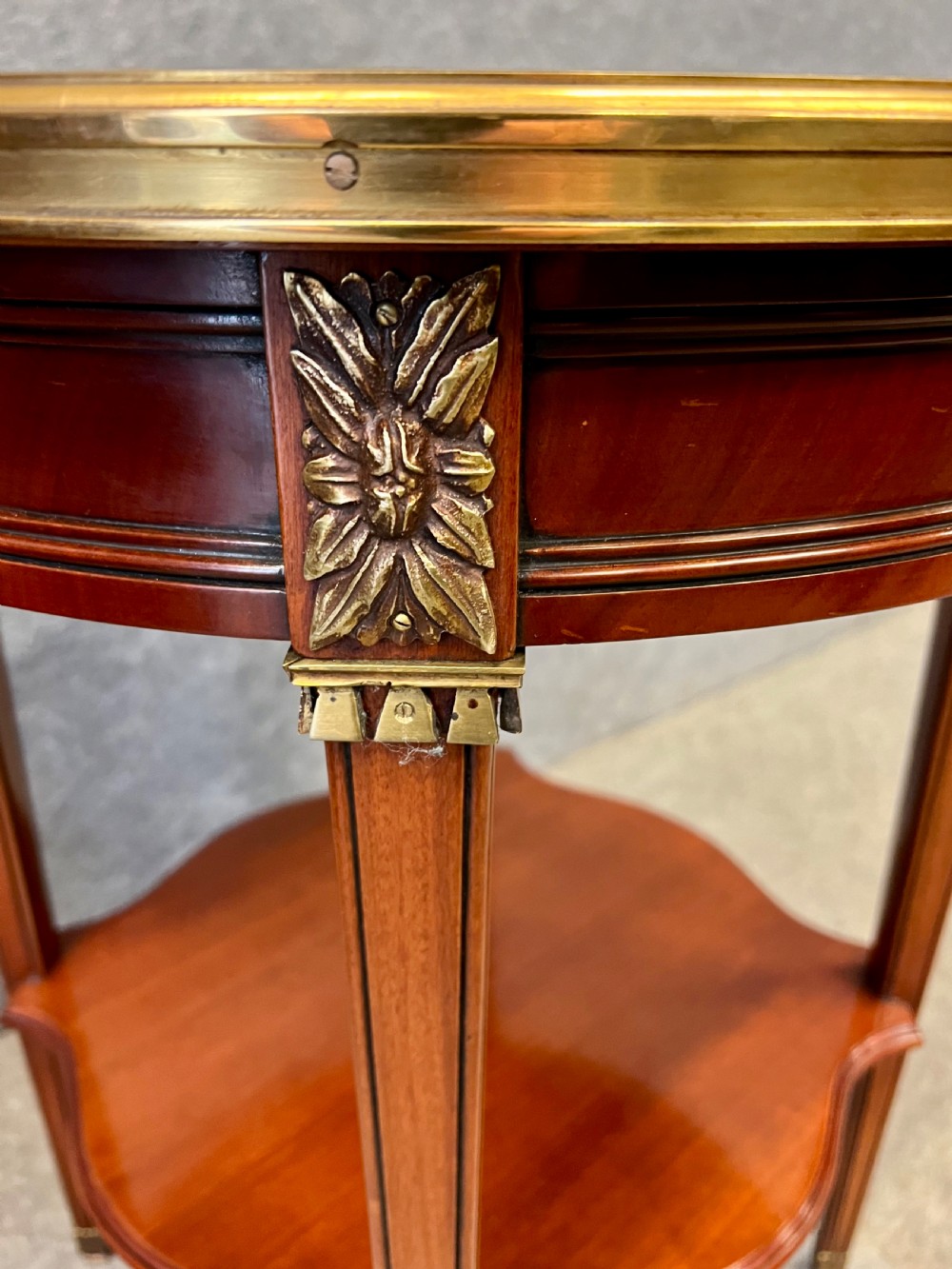 Pair of French Parquetry Inlaid Occasional Tables View IV